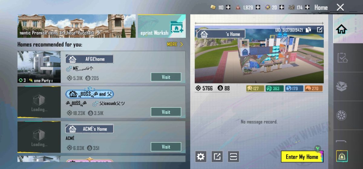 اکانت پابجی موبایل کد 4001 2