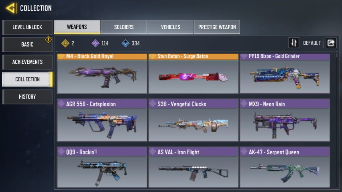 اکانت کالاف دیوتی کد 1016 گان