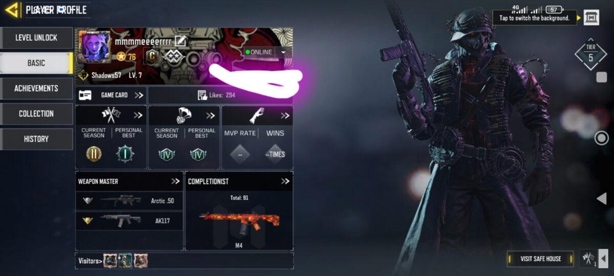 اکانت کالاف دیوتی کد 1113