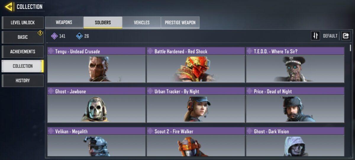 اکانت کالاف دیوتی کد 1110 2