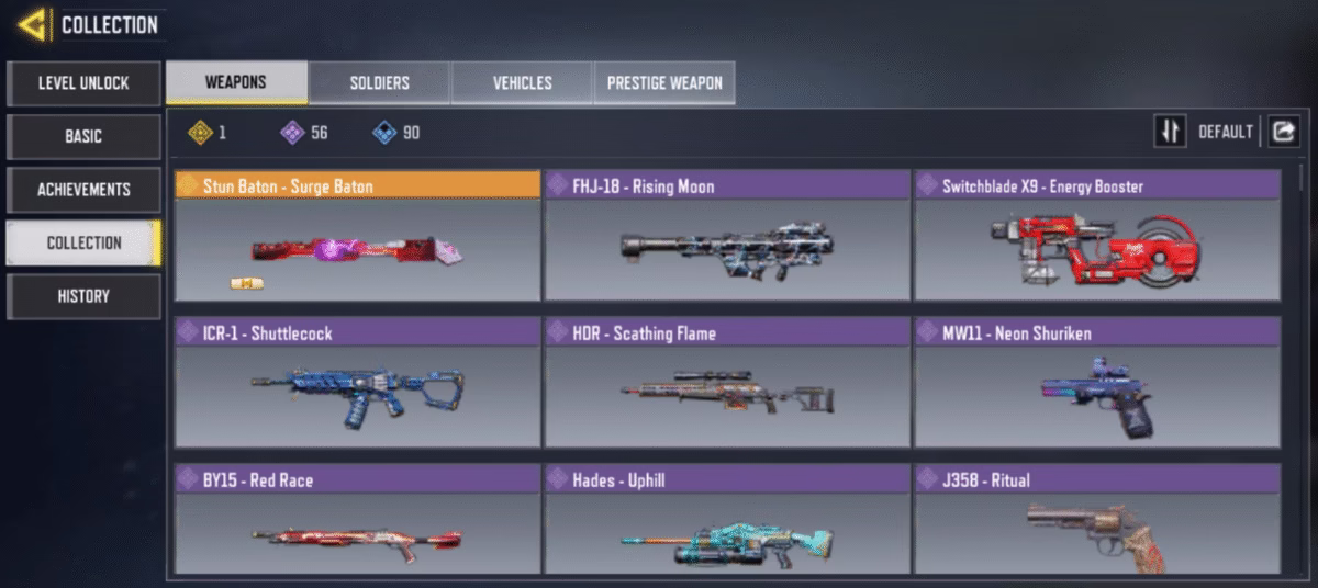 اکانت کالاف دیوتی کد 1158 2