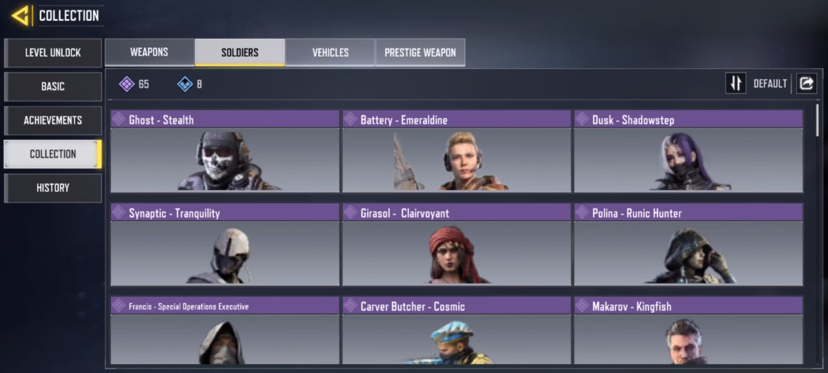 اکانت کالاف دیوتی کد 1154 3