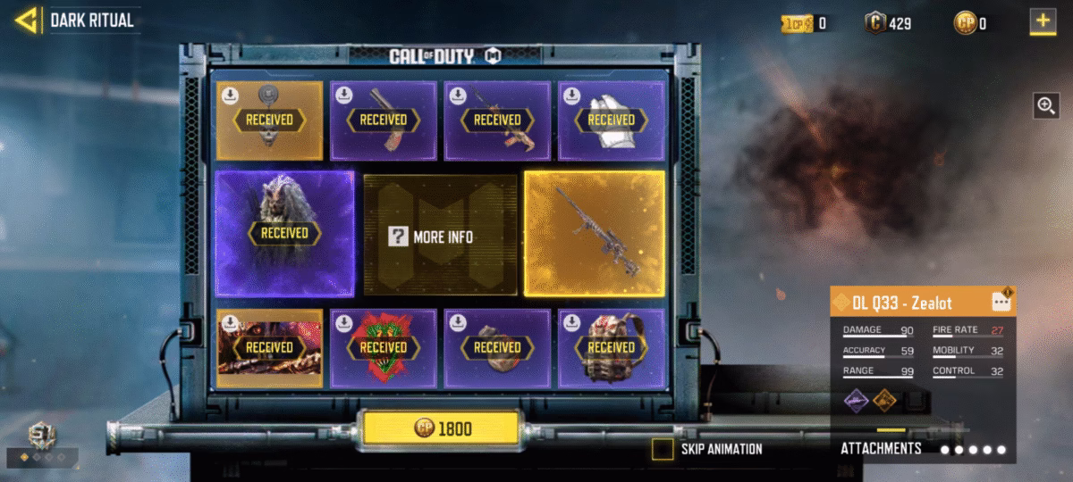 اکانت کالاف دیوتی کد 1154 4