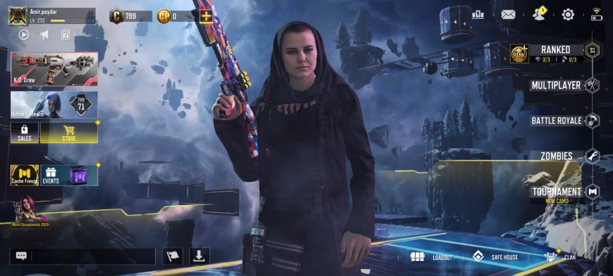 اکانت کالاف دیوتی کد 1163