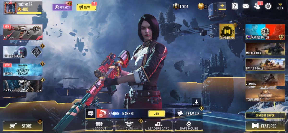 اکانت کالاف دیوتی کد 1157