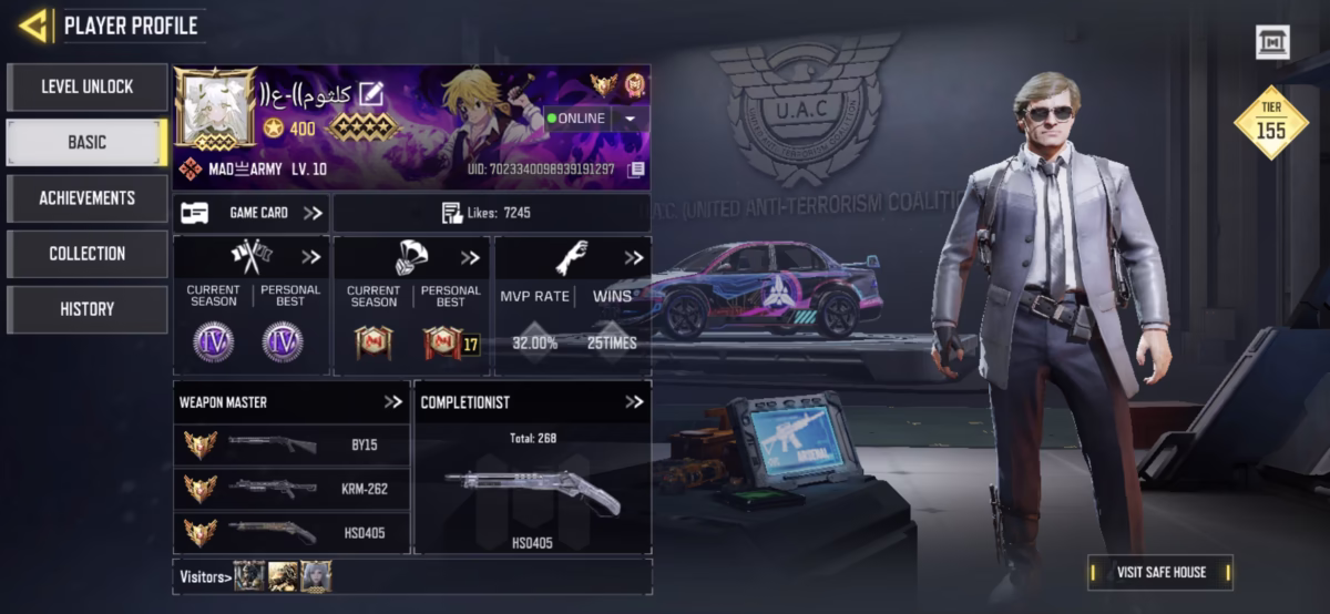 1000024125 اکانت کالاف دیوتی کد 1143