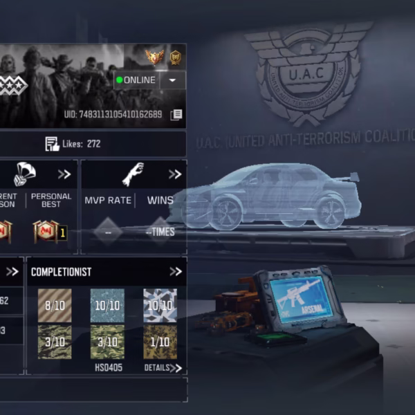 اکانت کالاف دیوتی کد 1164