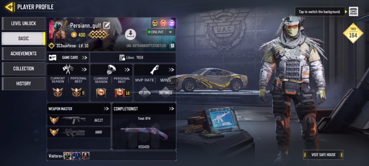 اکانت کالاف دیوتی کد 1152 2