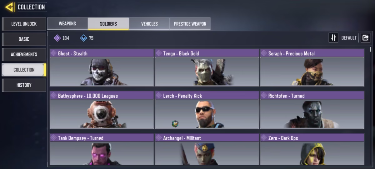 اکانت کالاف دیوتی کد 1152 4