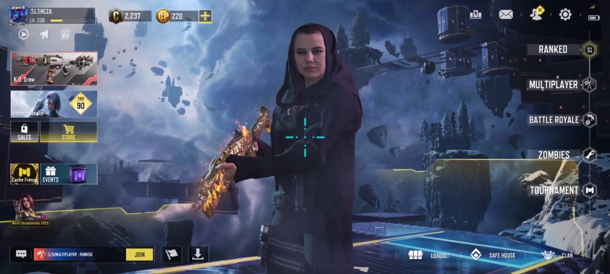 اکانت کالاف دیوتی کد 1177