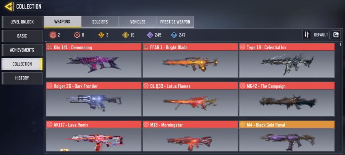 اکانت کالاف دیوتی کد 1169 3