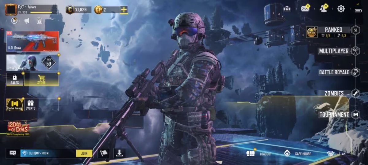 1000085334 اکانت کالاف دیوتی کد 1169