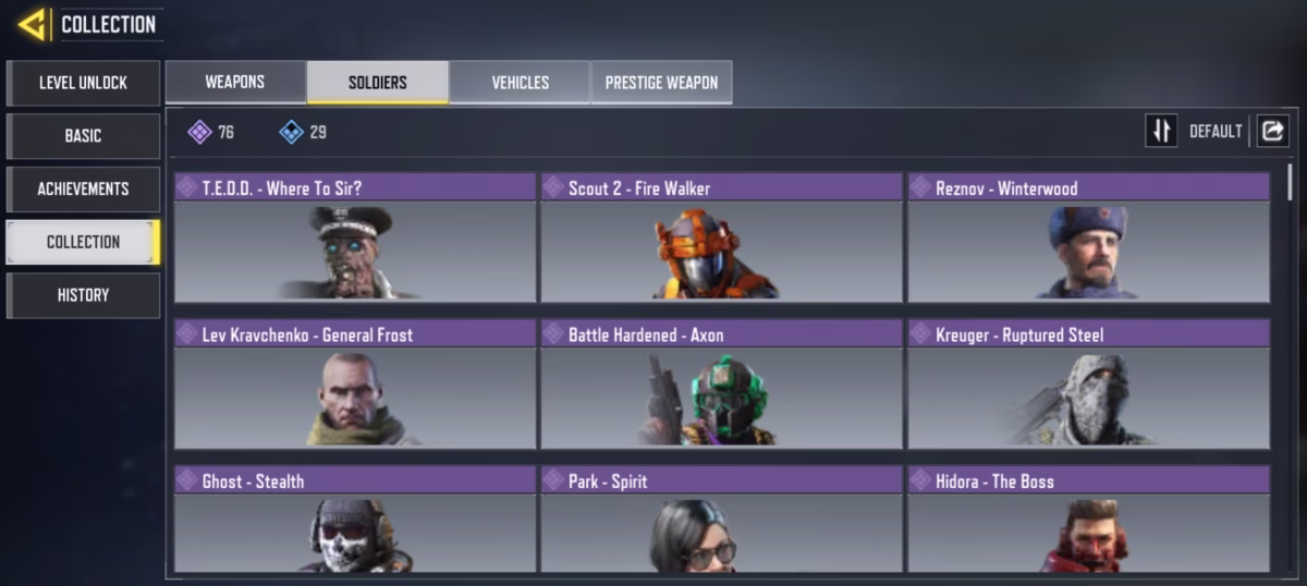 اکانت کالاف دیوتی کد 1124 2