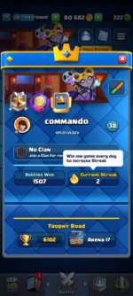 اکانت کلش رویال کد 5001 2