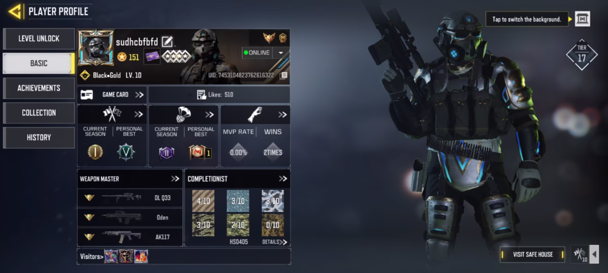 اکانت کالاف دیوتی کد 1184 2