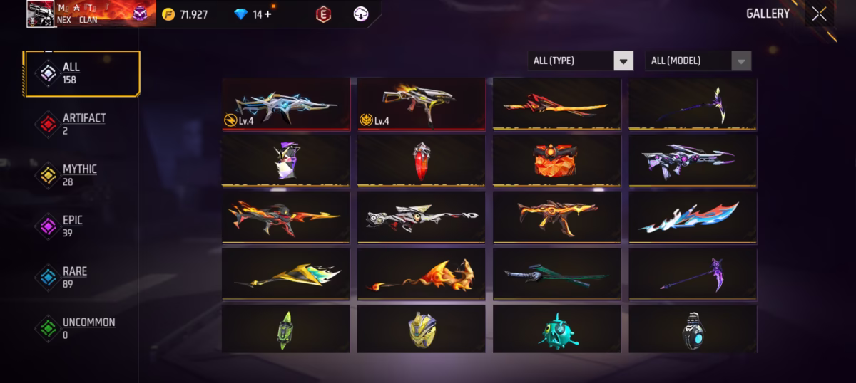 اکانت فری فایر کد 3017 2