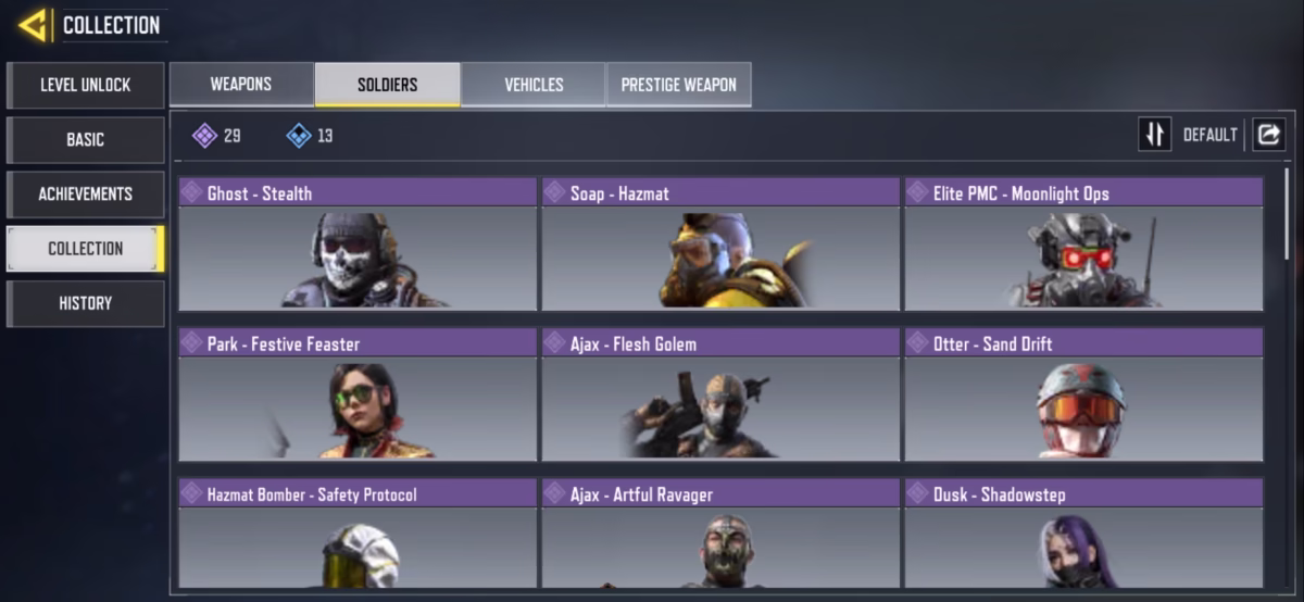 اکانت کالاف دیوتی کد 1129 4