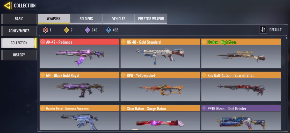 اکانت کالاف دیوتی کد 1151 3