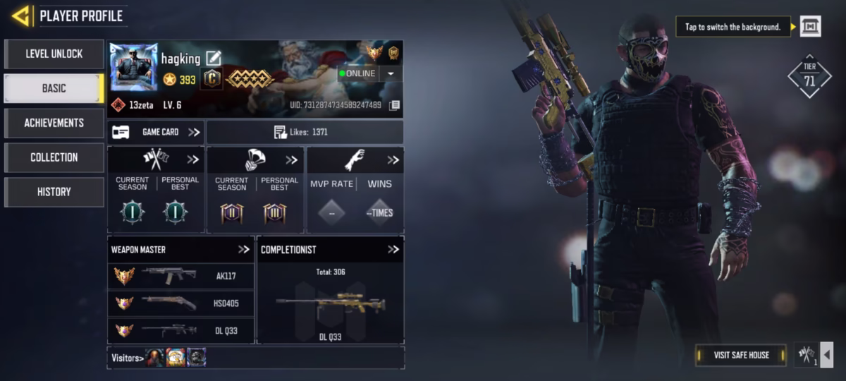 اکانت کالاف دیوتی کد 1139 2