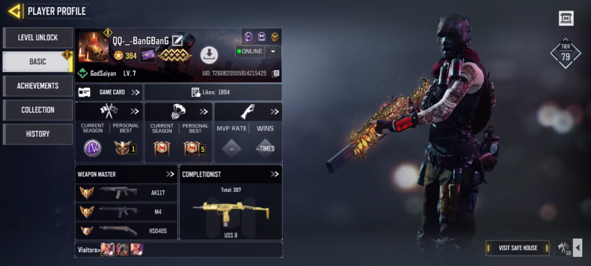 اکانت کالاف دیوتی کد 1171 2