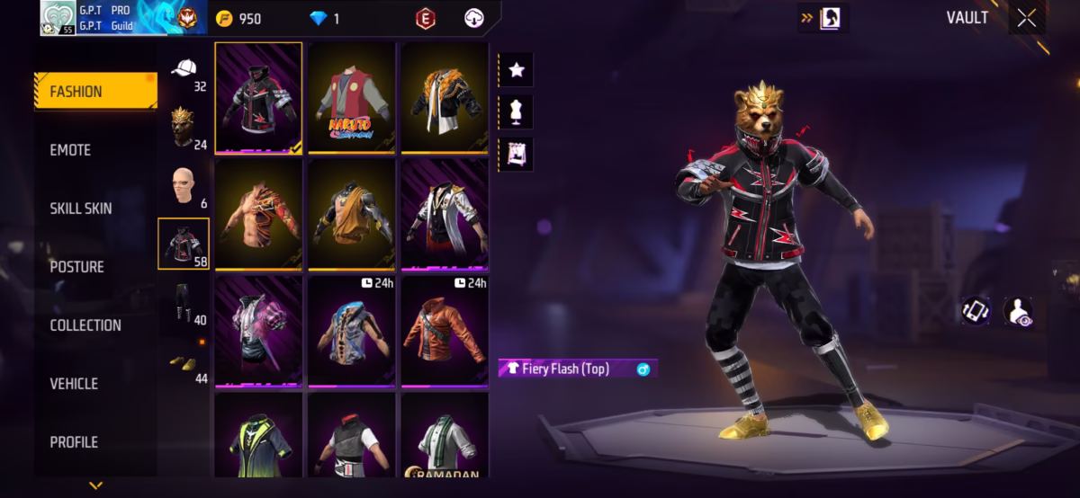 اکانت فری فایر کد 3019