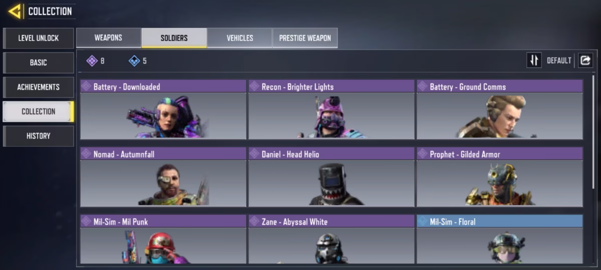 اکانت کالاف دیوتی کد 1186 4