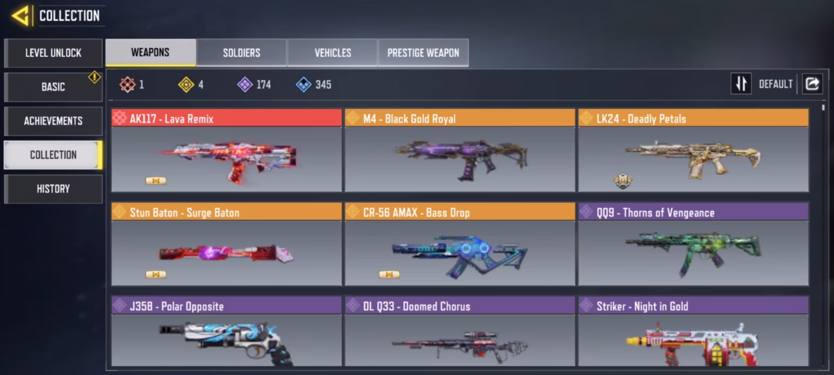 اکانت کالاف دیوتی کد 1189 2