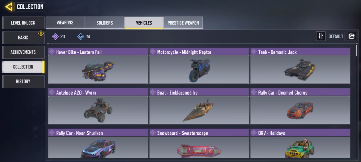 اکانت کالاف دیوتی موبایل کد 1201 4