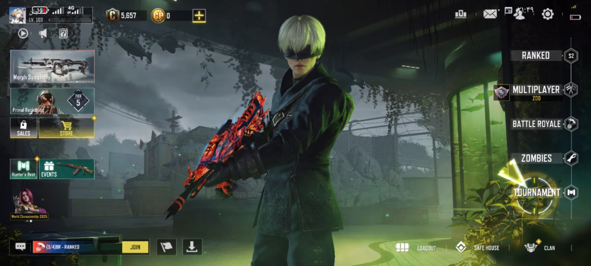 اکانت کالاف دیوتی موبایل کد 1201