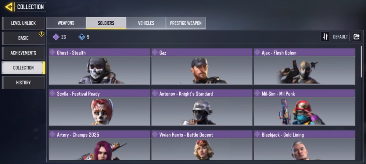 اکانت کالاف دیوتی موبایل کد 1226 4