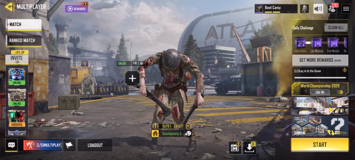 اکانت کالاف دیوتی موبایل کد 1211 4