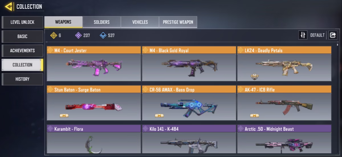 اکانت کالاف دیوتی موبایل کد 1221 3