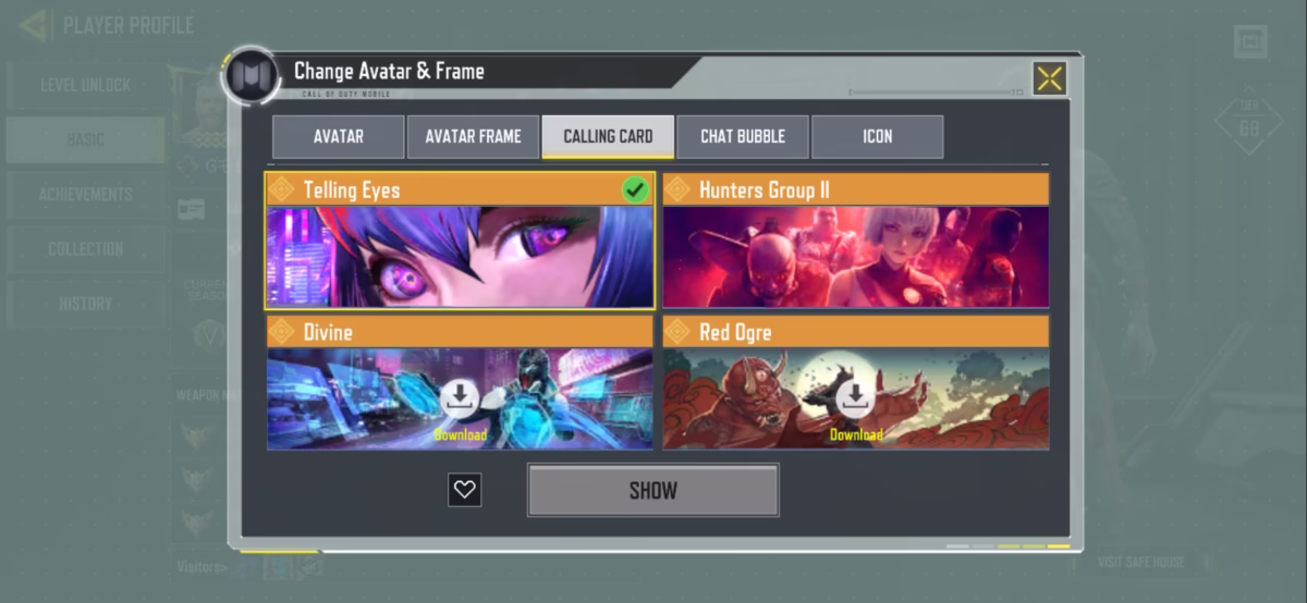 اکانت کالاف دیوتی موبایل کد 1221 6