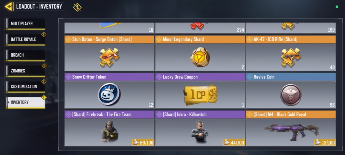 اکانت کالاف دیوتی موبایل کد 1207 4