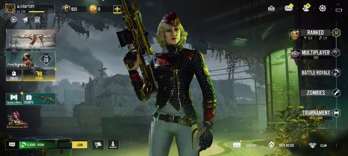 اکانت کالاف دیوتی کد 1188