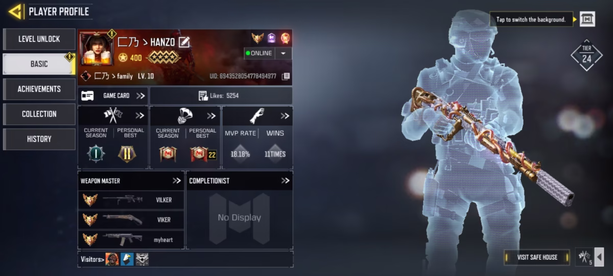 1000001273 اکانت کالاف دیوتی موبایل کد 1270