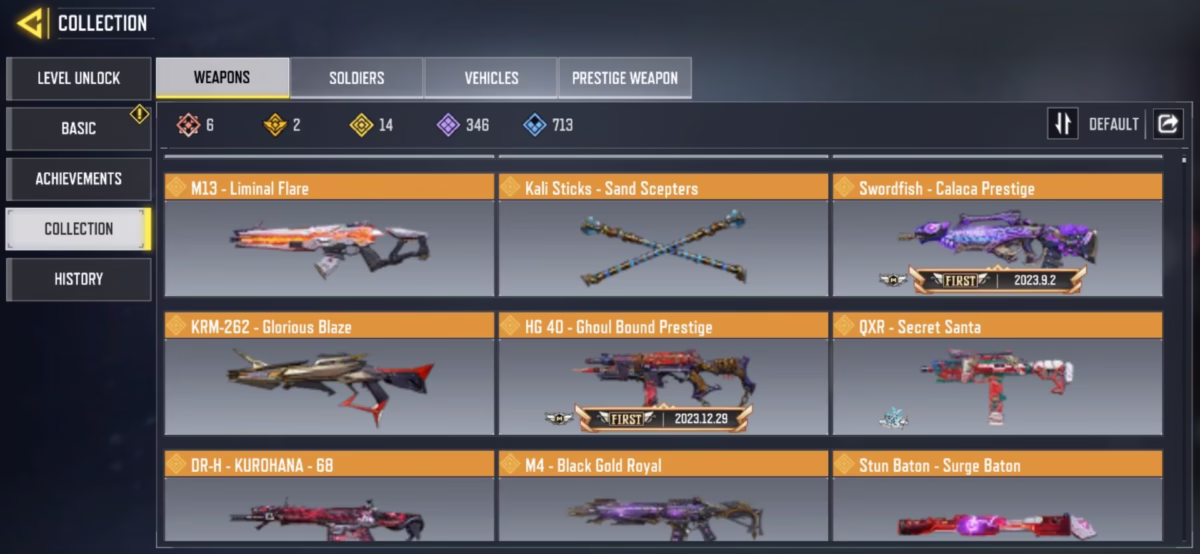 اکانت کالاف دیوتی موبایل کد 1257 4