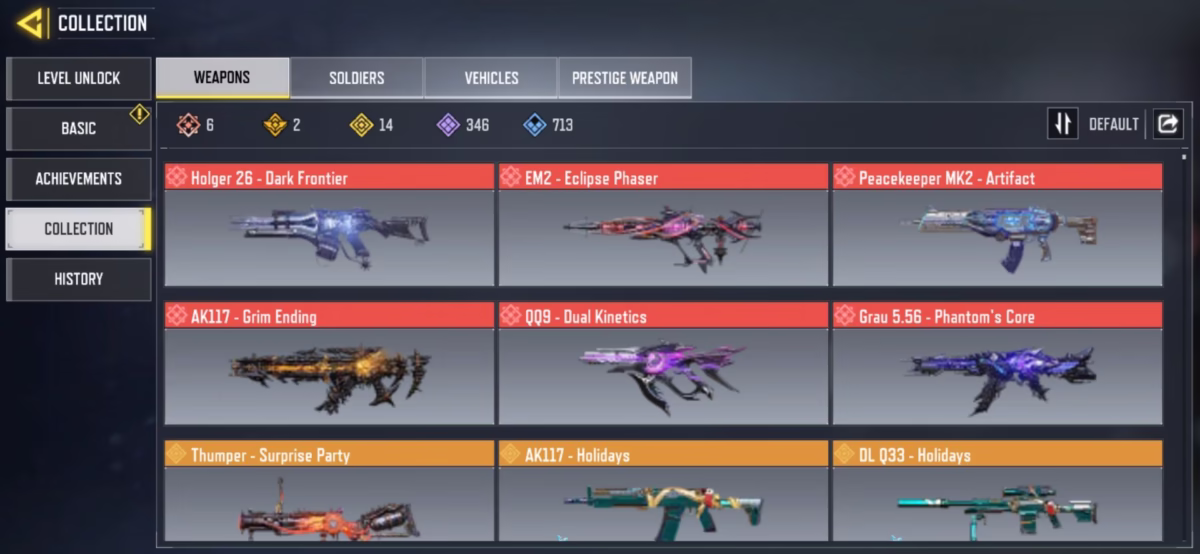 اکانت کالاف دیوتی موبایل کد 1257 2