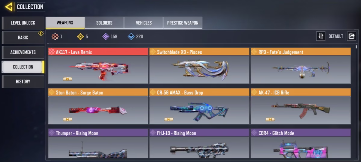 اکانت کالاف دیوتی موبایل کد 1238 2