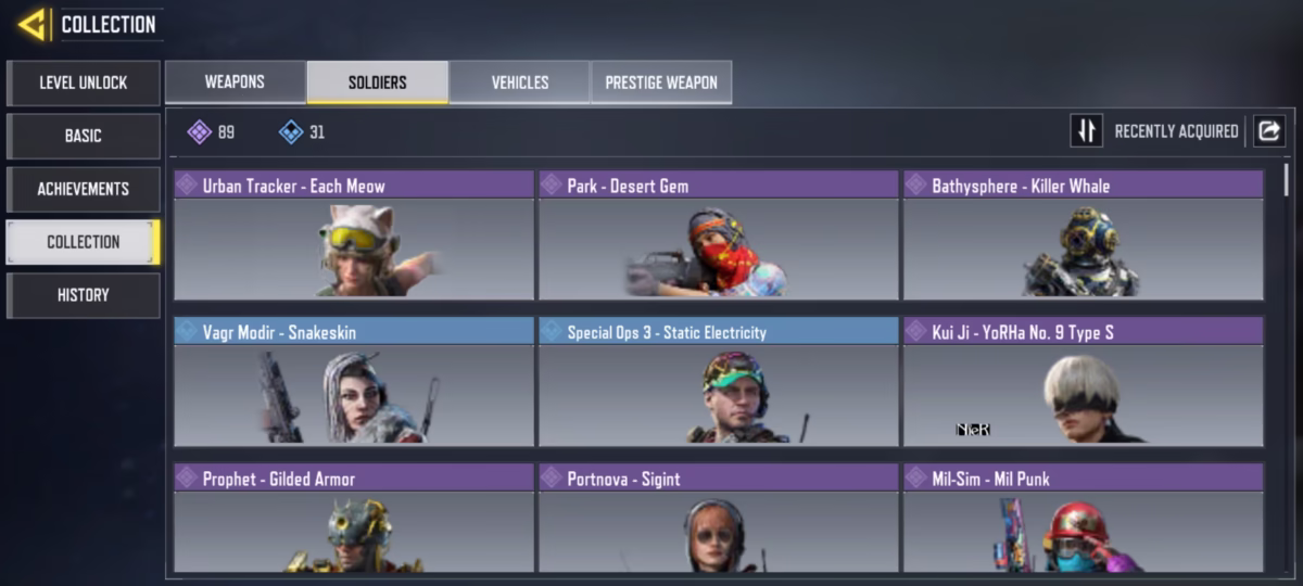 اکانت کالاف دیوتی موبایل کد 1233 4