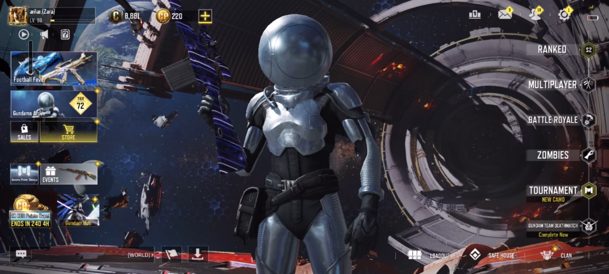 اکانت کالاف دیوتی موبایل کد 1264