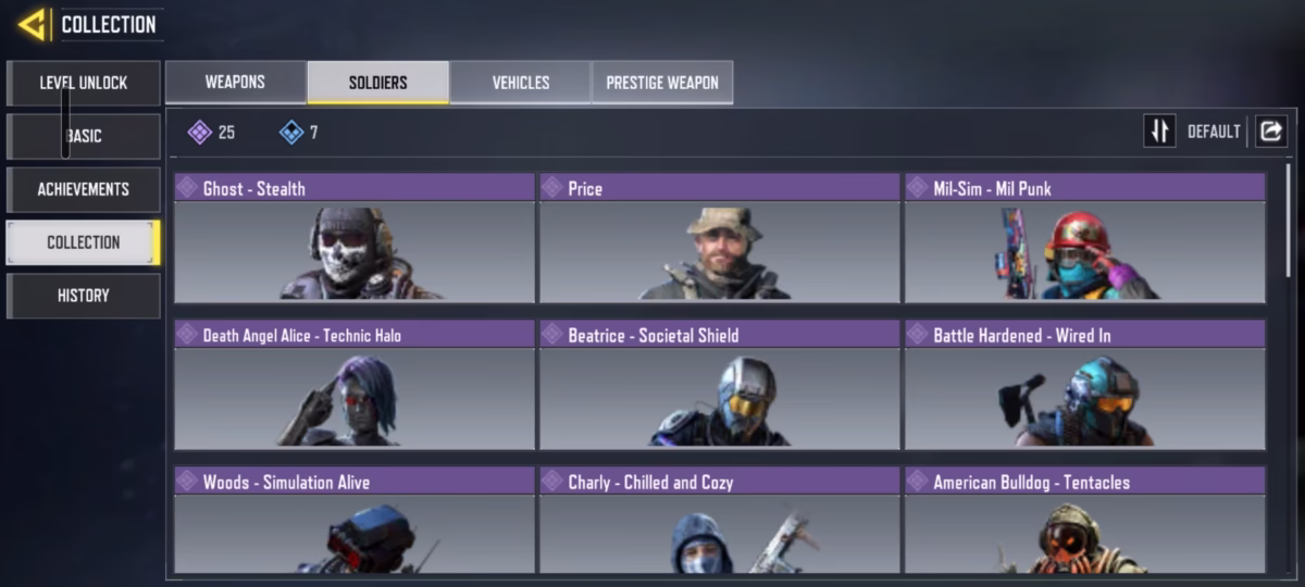 اکانت کالاف دیوتی موبایل کد 1264 3