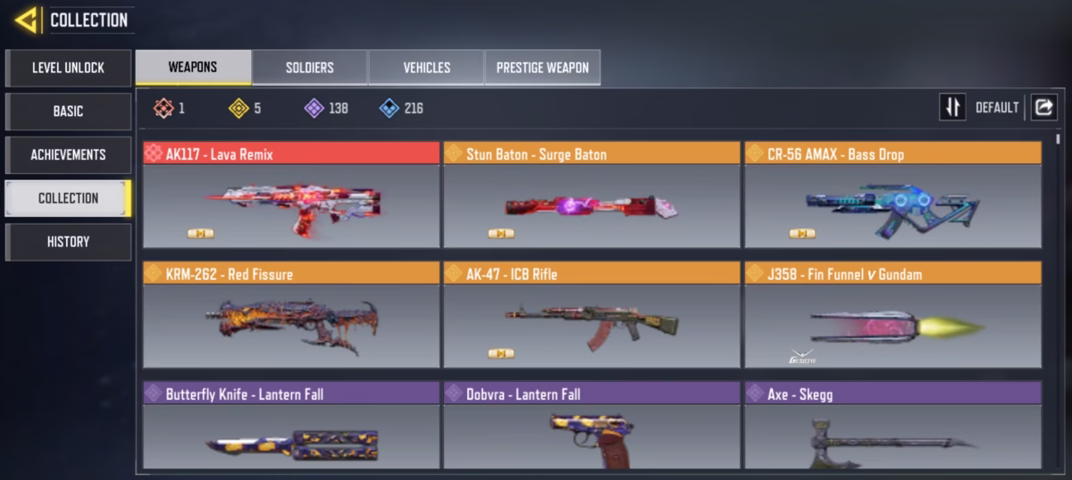 اکانت کالاف دیوتی موبایل کد 1256 3