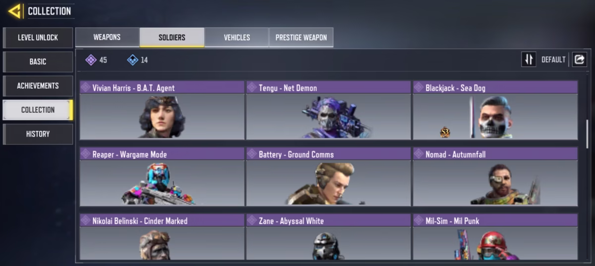 اکانت کالاف دیوتی موبایل کد 1256 4