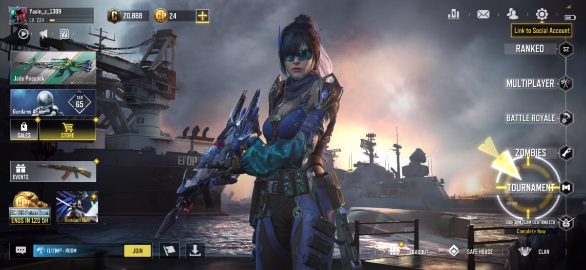 10000094431 اکانت کالاف دیوتی موبایل کد 1298