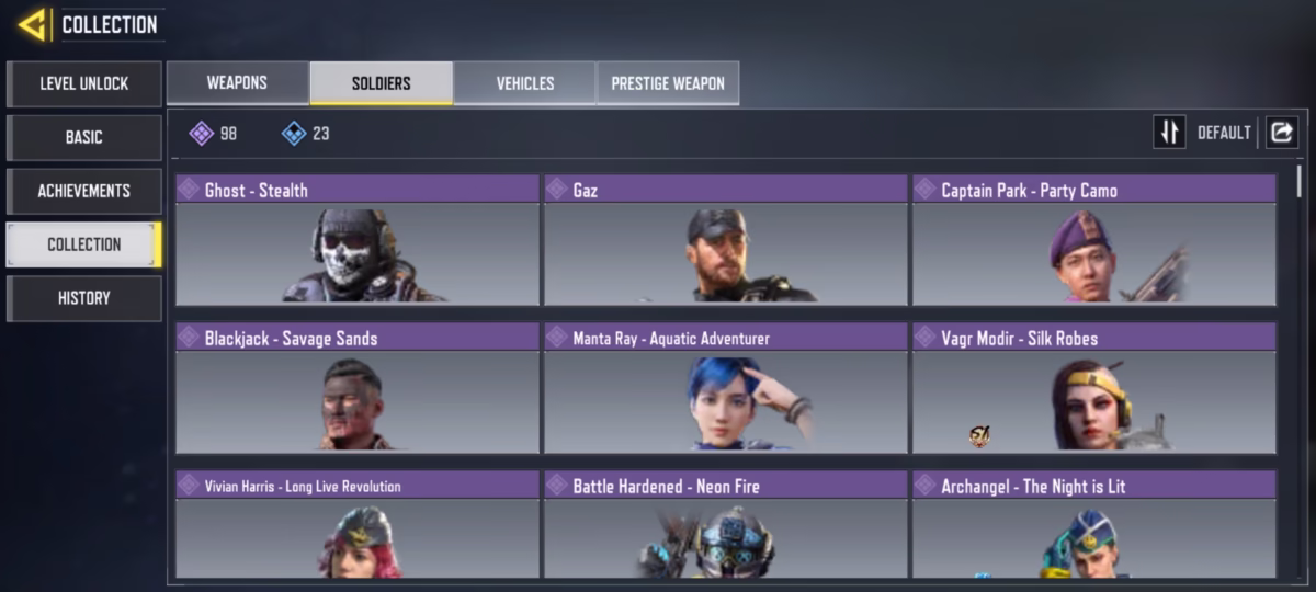 اکانت کالاف دیوتی موبایل کد 1280 3