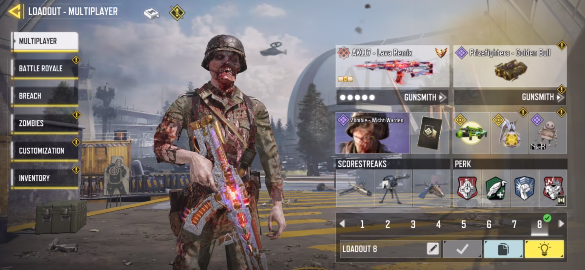 اکانت کالاف دیوتی موبایل کد 1230 4