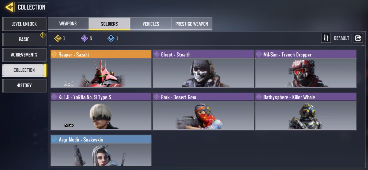 اکانت کالاف دیوتی موبایل کد 1268 3