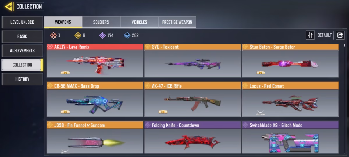 اکانت کالاف دیوتی موبایل کد 1261 2