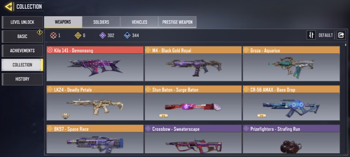 اکانت کالاف دیوتی موبایل کد 1235 2